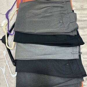 Stylish Gray and Black Trousers